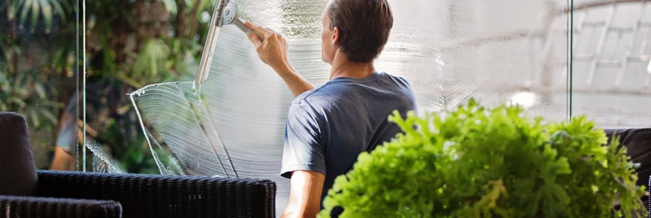 Servicio de limpieza de cristal